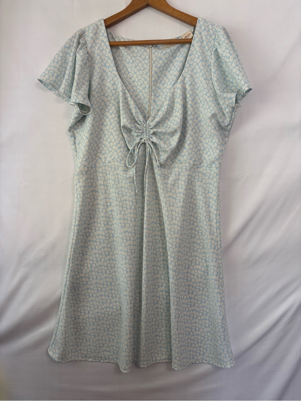 LEVI’S Skylar Light Blue Floral Print Dress Size XL